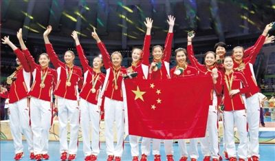 El equipo de voleibol femenino de Sprit of China